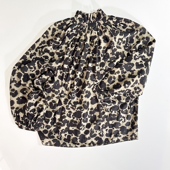 Current/Elliot Annabelle Blouse Animal Print - Size Medium - Picture 7 of 7